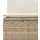 vidaXL 6-tlg. Garten-Essgruppe mit Kissen Beige Poly Rattan, Akazie