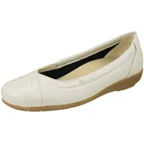 Natural Feet Ballerina NATURAL FEET "Ballerina Christina", Damen, Gr. 38, beige, Leder, elegant, Schuhe, in klassischem Design