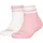Puma Clyde Cushioned Quarter Socken 2er Pack Rosa/Weiß 35-38