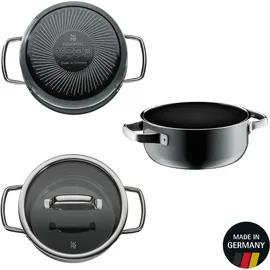 WMF Fusiontec Mineral Platinum Topf-Set 4-tlg. 2 x Fleischtopf + Bratentopf + Stielkasserolle