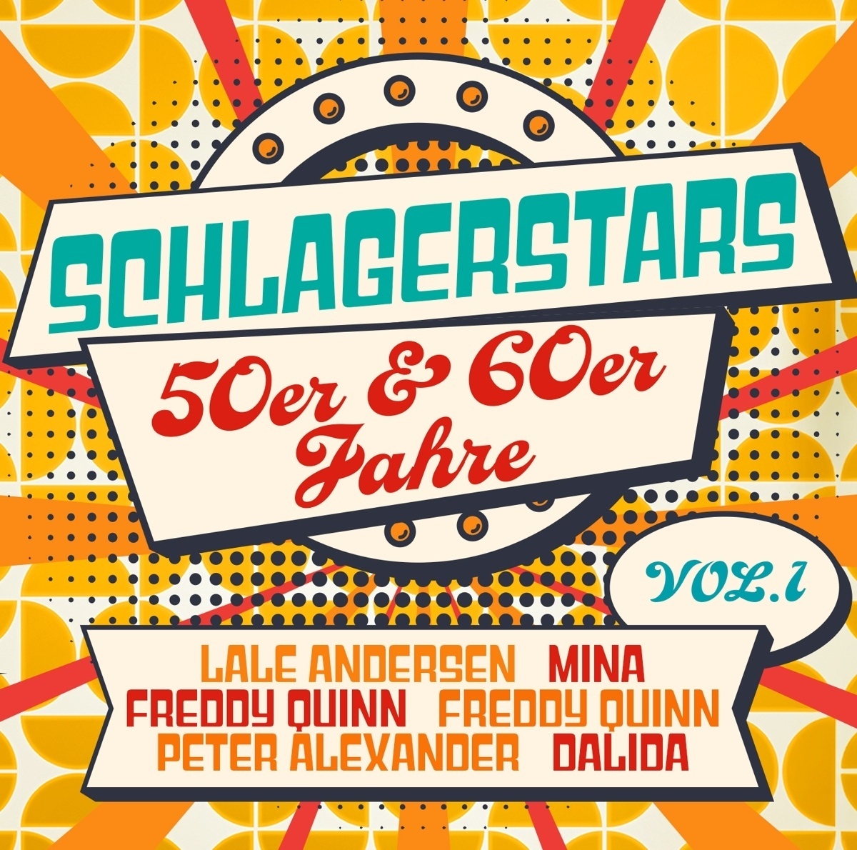 SCHLAGERSTARS DER 50ER & 60ER JAHRE VOL. 1 - Various. (CD)