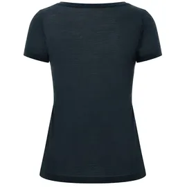 super.natural Sierra140 V Neck T-Shirt Blueberry XS