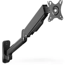 Digitus Monitor-Wandhalterung mit Gasdruckfeder und Schwenkarm Schwarz