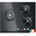 Whirlpool AKT 404/NB Schwarz, Integriert, Gaskochfeld, 3 Zonen,