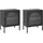 vidaXL Nachtschrank 50 x 35 x 60 cm Schwarz