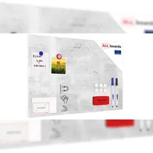 ALLboards Magnettafel 60,0 x 40,0 cm Ziegel