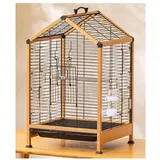Vogelkäfig Vogelkäfig, Papageienkäfig, Haushaltsvogel, horizontaler Seidenvillakäfig, schön und leicht zu reinigen Papageienkäfig