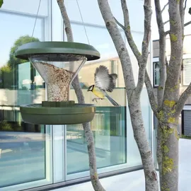 SWISSINNO Vogel-Futtersilo SMART Birds Davos Salbei – Grün