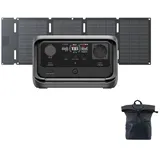 ECOFLOW RIVER 3 Plus Tragbare Powerstation & 45 W Solarpanel, 286 Wh LFP Batterie