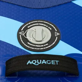 aquaget SUP Board Set 350 x 81 x 15 cm Blau