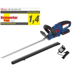Güde Akku Heckenschere HS 18-201-05 18V E3 Akkusystem 2,0Ah Akku Ladegerät 58596