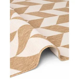 Ted Baker Terrick Wendeteppich", beige Jute weiß), B:200cm H:8mm L:300cm, Polypropylen, Teppiche, Teppich, Designteppich, Wetterfest, Pflegeleicht, Modern, Wohnzimmer, Terrasse