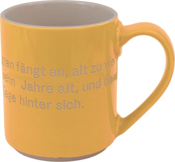 Preisvergleich Produktbild Tasse 'Astrid Lindgren' gelb