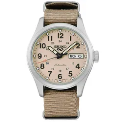 Seiko SRPJ83K1 Herren-Automatikuhr Beige
