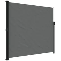 vidaXL Seitenmarkise 180 x 600 cm grau Polyester