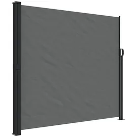vidaXL Seitenmarkise 180 x 600 cm grau Polyester