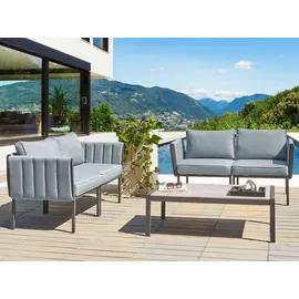 Beliani Lounge Set 5-tlg. Schwarz