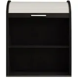 möbel-direkt.de RL-69-86 Rollladenschrank 69 x 86 x 0 cm Schwarz/Weiß