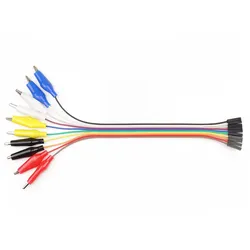 10pin Jumper / Dupont Kabel Female - Krokodilklemme trennbar 20cm