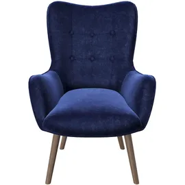 Playboy Bridget Samt 68 x 77 x 99 cm blau