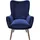 Playboy Bridget Samt 68 x 77 x 99 cm blau