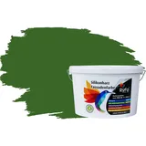 RyFo Colors Silikonharz Fassadenfarbe Lotuseffekt Trend Grüntöne Farngrün 10l - bunte Fassadenfarbe, weitere Grün Farbtöne und Größen erhältlich, Deckkraft Klasse 1