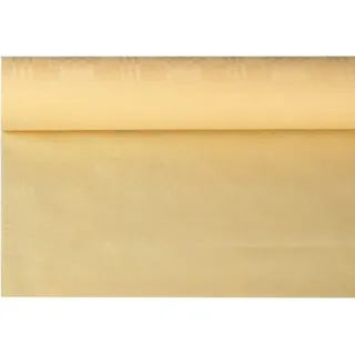 Papstar Papiertischtuch mit Damastprägung 8 m x 1,2 m Creme