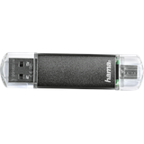 Hama FlashPen Laeta Twin 64 GB grau USB 2.0 00123926