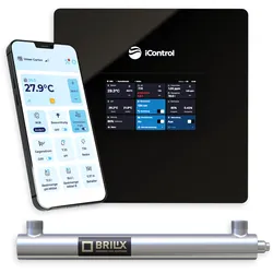 All-In-One Pool-Steuerung iControl mit Touchdisplay und integrierter UV-Desinfektion für den Pool