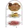 APS Serviergestell 29 cm, silberfarben Etagere Servierplatten