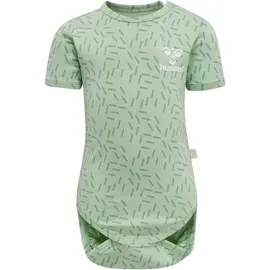 hummel hmlRIVER kurzarm Baby-Body 5065 - grayed jade 74