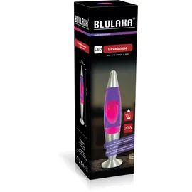 Blulaxa LED Lavaleuchte Rosa/Lila