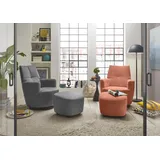 Set One by Musterring Relaxsessel »SO 1450«, mit Dreh- und Wippfunktion, wahlweise mit Hocker erhältlich orange