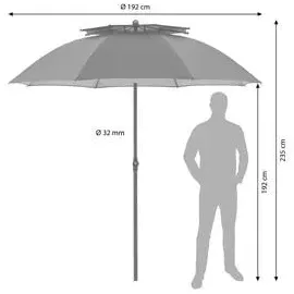 Doppler Windprofi Ø 200 cm Blau