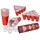 Out of the Blue Trinkspiel Hexagon Beer Pong 450 ml 22 St. Blau