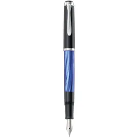 Pelikan Füllhalter Classic 205 Blau-Marmoriert M im Etui