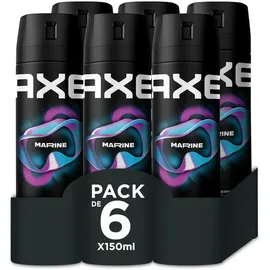 Axe Deo Bodyspray Marine 6 x 150 ml