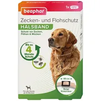 Beaphar Zecken- und Flohschutz Halsband für Hunde 65 cm