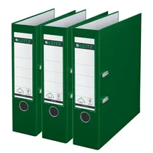 Leitz Qualitäts-Ordner DIN A4 80 mm Grün 3 St.