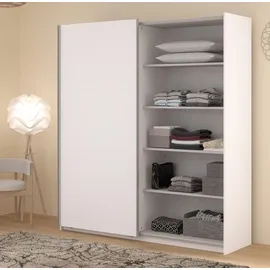 Parisot Schiebetürenschrank Swing 178 x 203 x 0 cm Weiß