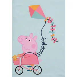 Peppa Wutz Kleid A-Linien-Kleid Happy Grün/Türkis 122/128