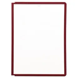 Durable SHERPA - Anzeige - für A4 - Roter Rahmen (Packung mit 5)