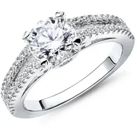 JEWLIX Verlobungsring Hochwertiger JEWLIX Verlobungsring aus 925 Silber mit Zirkonia VR0032 56