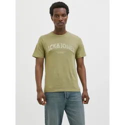 Jack & Jones T-Shirt »JORALMERIA BOLD BRANDING TEE SS CN«, mit Logo Druck Jack & Jones Cedar L