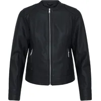 B.YOUNG Outdoorjacke B.YOUNG "Damen Jacke BYACOM", Damen, Gr. 44, schwarz, Obermaterial: 100% Viskose CV., Jacken Outdoorjacke