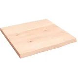 vidaXL Wandregal 40 x 40 x 2 cm Eiche Unbehandelt