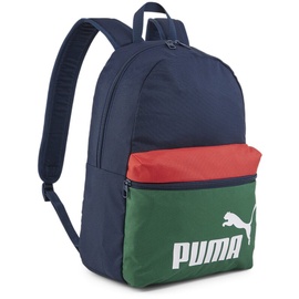 Puma Phase Colorblock Rucksack 01 - club navy/vine/for all time red
