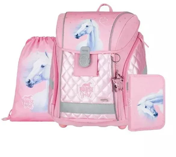 Horse Romantic: Premium One Schulranzen-Set – 3-teilig