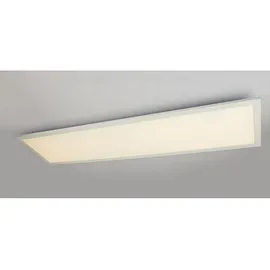 GLOBO Aufbau Panel LED Deckenleuchte dimmbar mit Fernbedienung Tageslichtlampe Deckenlampe weiß, 40W 2200lm warmweiß-kaltweiß, LxH 120 cm