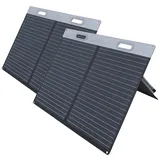 Revolt 2er-Set Falt-Solarpanele, 2 monokristalline Zellen, USB-C, ETFE, 100 W